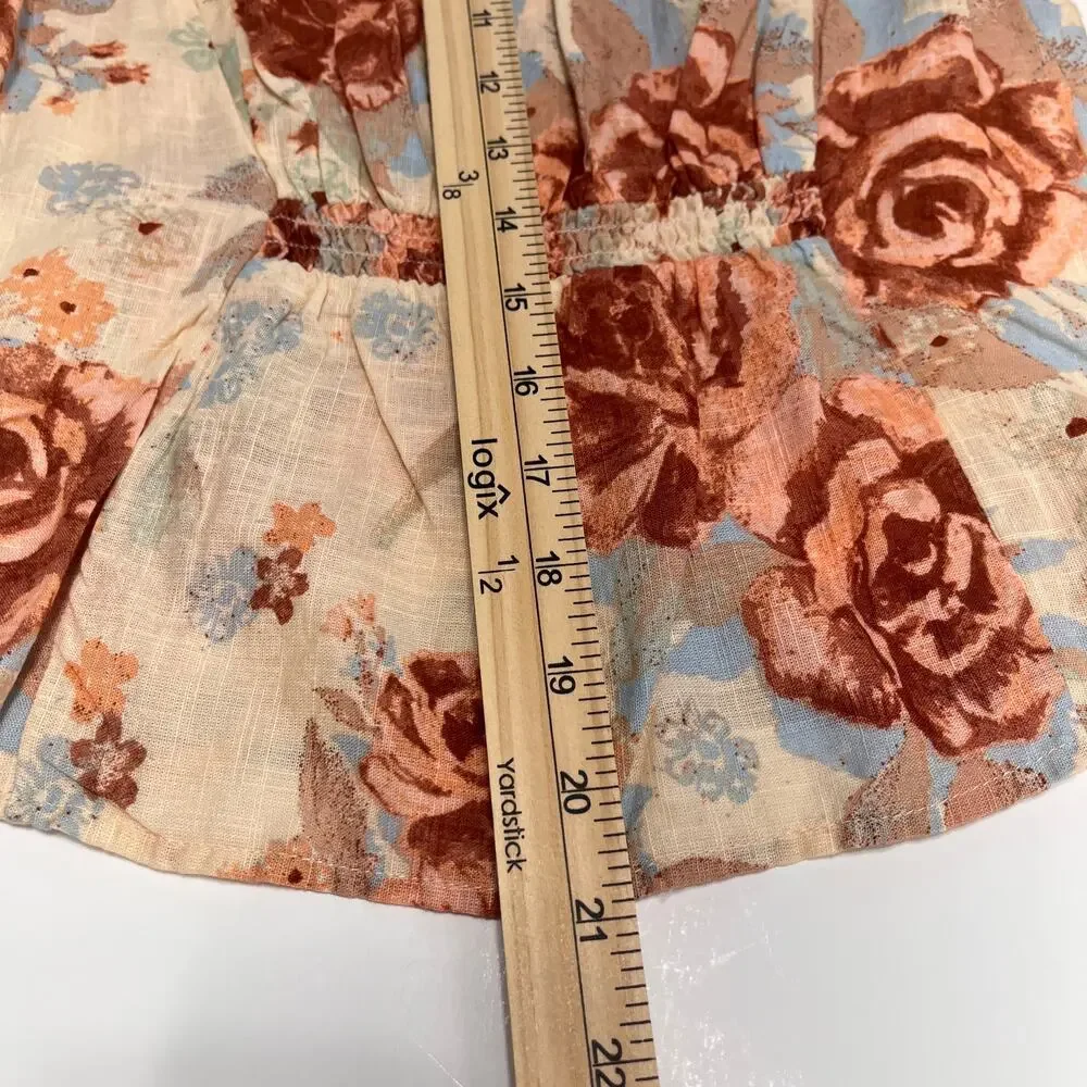 Free People I Found You Print Top Floral